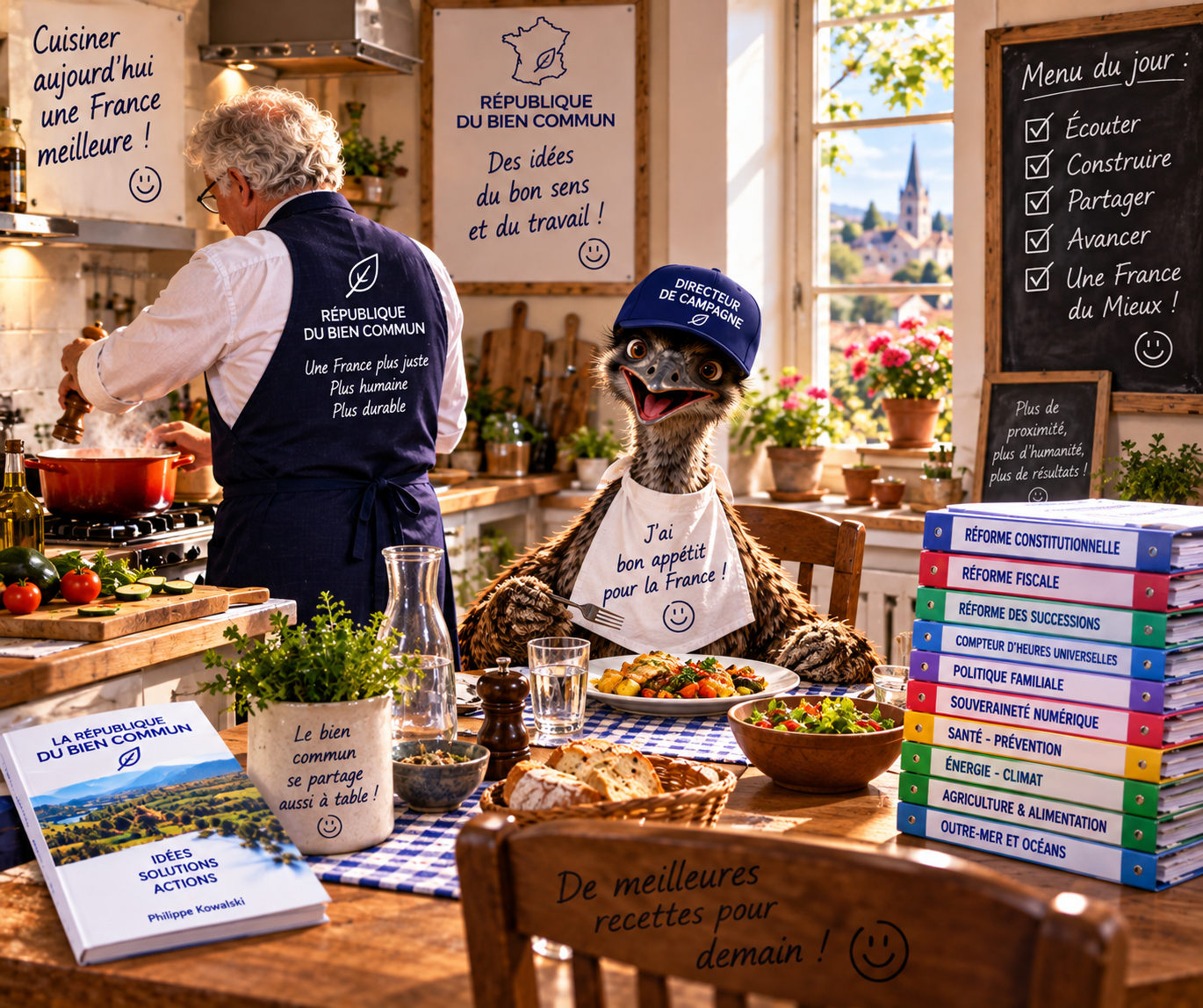 Le candidat à la cuisine