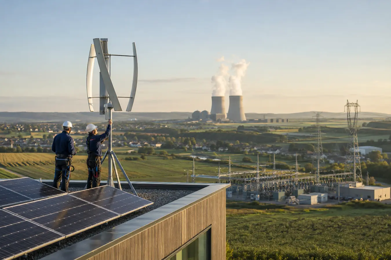 Infrastructures énergétiques françaises associant production, réseaux et territoires
