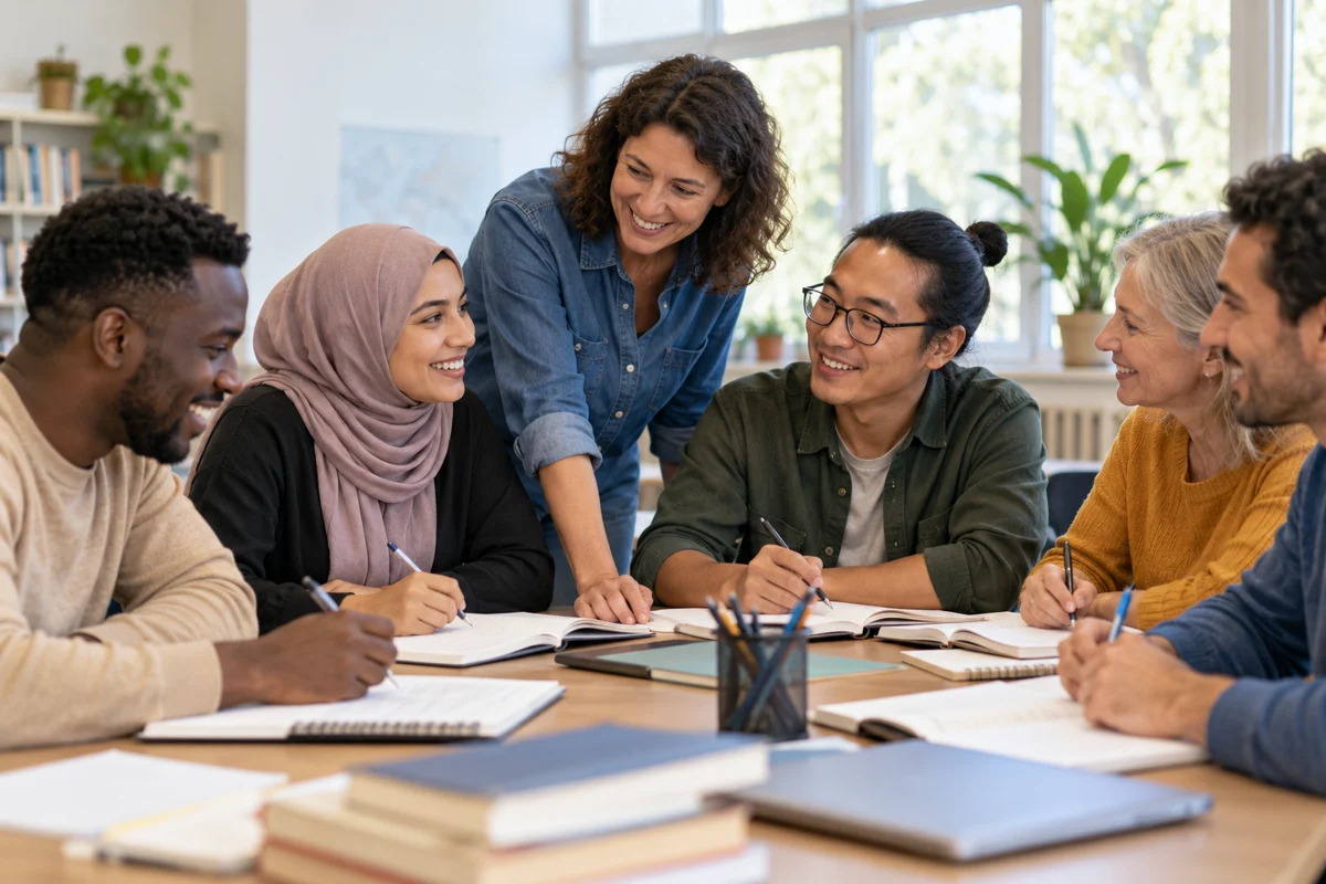 Illustration d’un atelier d’apprentissage et d’intégration
